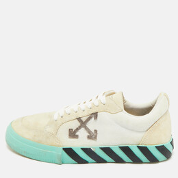 Off-White: Белые кроссовки  Vulcanized