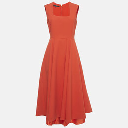 Elisabetta Franchi: Оранжевое платье 