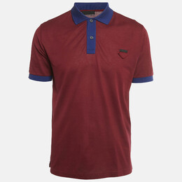 Prada: Бордовое поло 