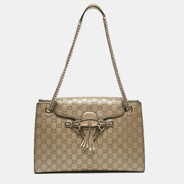 Gucci: Бежевая сумка 