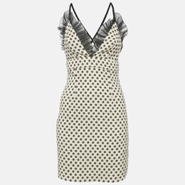 Elisabetta Franchi: Платье с растительным принтом 