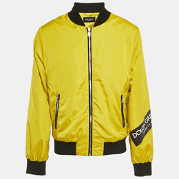 Dolce & Gabbana: Жёлтая куртка 