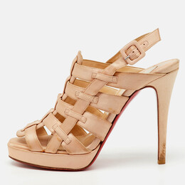 Christian Louboutin: Красные сандалии 