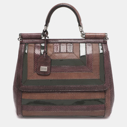 Dolce & Gabbana: Многоцветная сумка на руку  Sicily