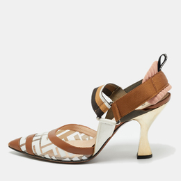 Fendi: Многоцветные туфли  Colibri