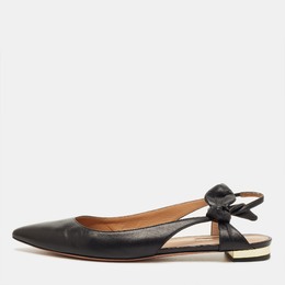 Aquazzura: Чёрные балетки 