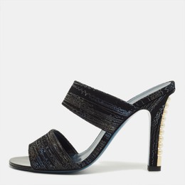 Chanel: Чёрные сандалии 