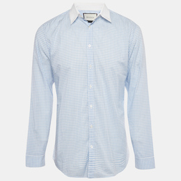 Gucci: Голубая рубашка 