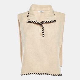 Sandro: Бежевый свитер 