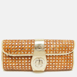 Kate Spade: Коричневый клатч 