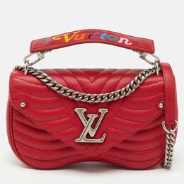 Louis Vuitton Ecarlate Leather New Wave Chain MM Bag 1219131