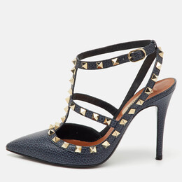 Valentino: Синие туфли  Rockstud