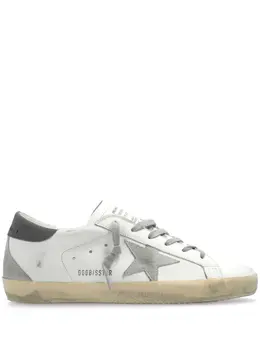 Golden Goose Super-star distressed leather sneakers 23843372