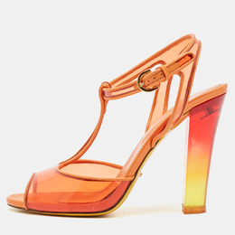 Sergio Rossi: Оранжевые сандалии 