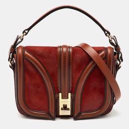 Burberry: Коричневая сумка через плечо 