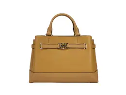 Сумка-портфель через плечо из кожи Reed Small с поясом, коричневая Michael Kors 0197853082922