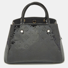Louis Vuitton Black Magnetique Monogram Vernis Montaigne BB Bag 1164469