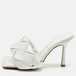 Bottega Veneta: Белые сандалии  Lido