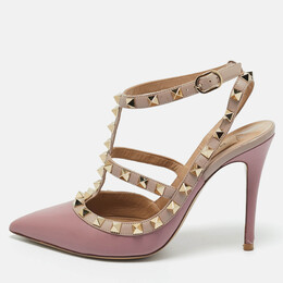 Valentino: Бежевые туфли  Rockstud