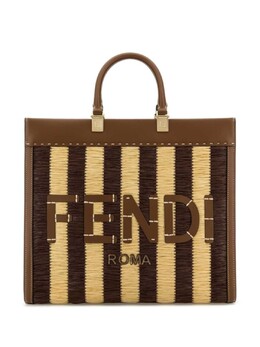 Средняя сумка-тоут Fendi Sunshine, коричневый 8bh386as3w | коричневый