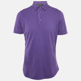 Loro Piana: Фиолетовое поло 