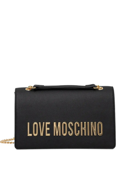 Сумка через плечо с логотипом Love Moschino, черный jc4192pp1mkd0 | черный