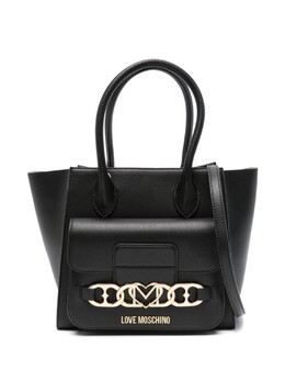 Love Moschino сумка-тоут с логотипом, черный jc4039pp1llf0000 | черный