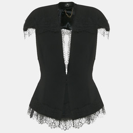 Elisabetta Franchi: Чёрный топ 