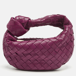 Bottega Veneta: Тёмная сумка  Intrecciato