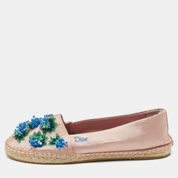 Dior: Розовые мокасины 