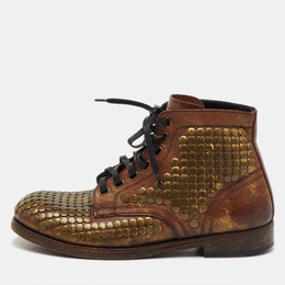 Dolce & Gabbana: Коричневые ботинки 