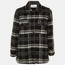 RED Valentino: Чёрная куртка 