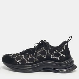 Gucci: Чёрные кроссовки  GG