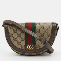 Gucci: Бежевая сумка  GG Supreme