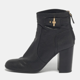 Tory Burch: Чёрные ботинки 