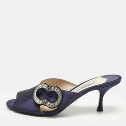 Prada: Синие сандалии 