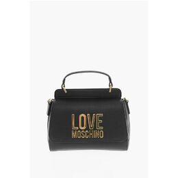 Сумка через плечо LOVE из искусственной кожи с крупным золотистым логотипом Moschino, черный 0017623723 | black