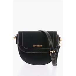 Сумка-седло LOVE из искусственной кожи со съемным плечевым ремнем Moschino, черный 0017623659 | black