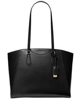 Большая кожаная сумка Taryn Michael Kors, черный 19923025 | black