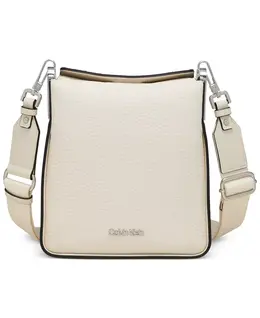 Фэй Small регулируемая сумка через плечо с магнитным клапаном Calvin Klein, белый 20909413 | cherub white