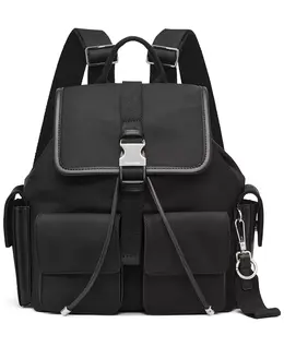 Элора Нейлоновый мини-рюкзак с передней пряжкой Signature Calvin Klein, коричневый 22215620 | brown khaki, black