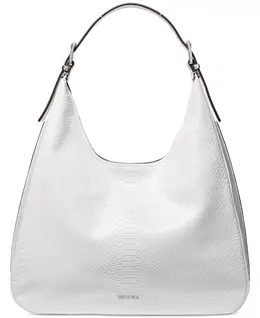 Нолита большая кожаная сумка-хобо через плечо Michael Kors, белый 22400993 | optic white