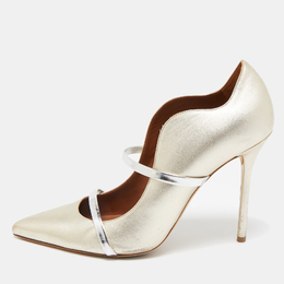 Malone Souliers: Серебристые туфли 