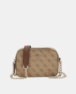 Сумка-бандо с двойной молнией Guess, светло-коричневый a55367094 | marrón claro