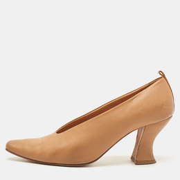 Bottega Veneta: Бежевые туфли  Block