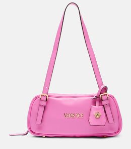 Сумка через плечо из кожи Tag Bowling, Dragon Fruit-Gold Versace, Dragon Fruit-Versace Gold p01064034 | dragon fruit-versace gold