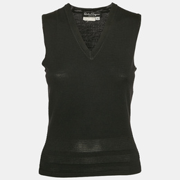 Salvatore Ferragamo: Чёрный свитер 