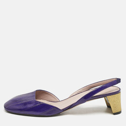 Gucci: Фиолетовые туфли 