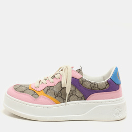 Gucci: Многоцветные кроссовки  GG Supreme