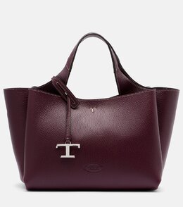 Мини-сумка T Timeless из кожи Tod's, Kraft Chiaro p01064232 | kraft chiaro